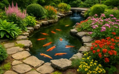 Creating a Serene Retreat: Designing a Beautiful Garden with Koi Pond for Relaxation and Beauty