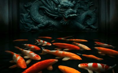 Koi Fish and Dragon: A Mythical Tale of Power, Grace, and Transformation
