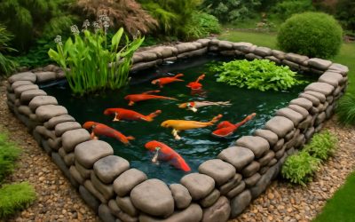 Creating a Stunning Koi Pond Above Ground: Tips for Beginners and Enthusiasts