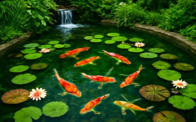 Top tips for how to maintain koi pond: keep your water crystal clear and koi happy.