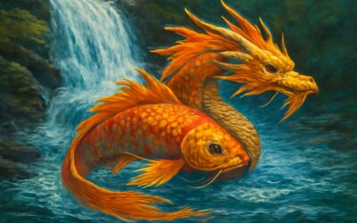 From koi fish to dragon, a mythic journey of transformation that inspires legends.