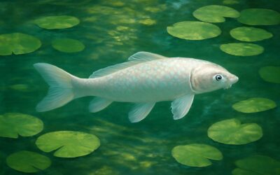 Discover the beauty of pearl white koi fish: a radiant addition to any pond